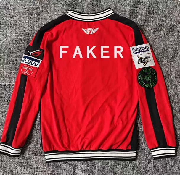 Skt Team Game Uniforms Men's Baseball Uniform Jacket Game LOL