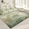 Light Luxury Green Decoration Rugs Living Room Abstract Carpets Home Sofa Area Foot Mat Washable Room Cloakroom Hallway Carpet 3