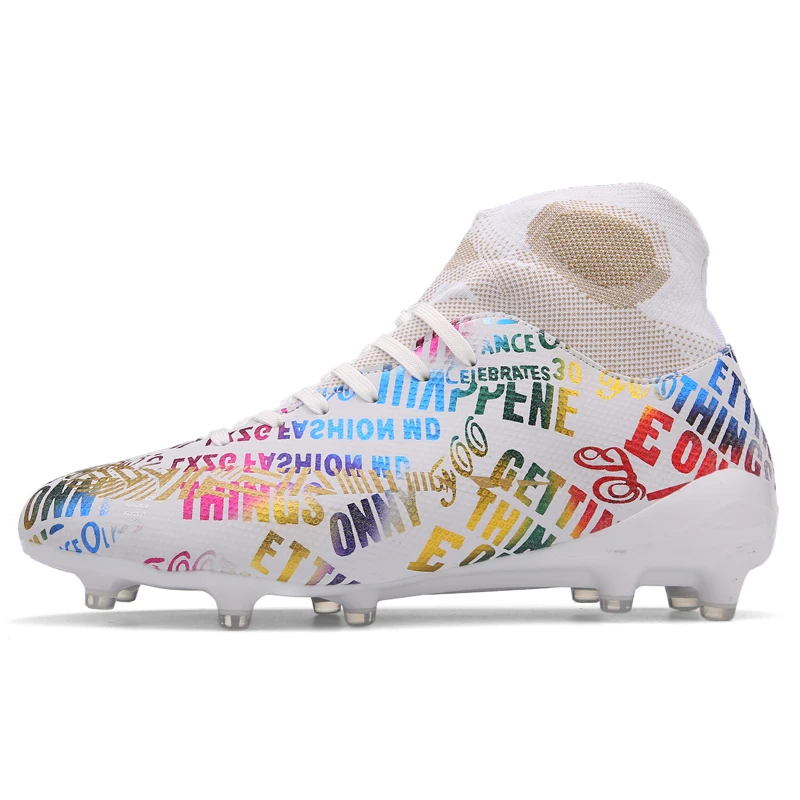 Mens Football Sneakers AG/FG Outdoor Training Kids Soccer Shoes Waterproof Anti-Slippery Wear-Resistant Women Soccer Cleats football shoes