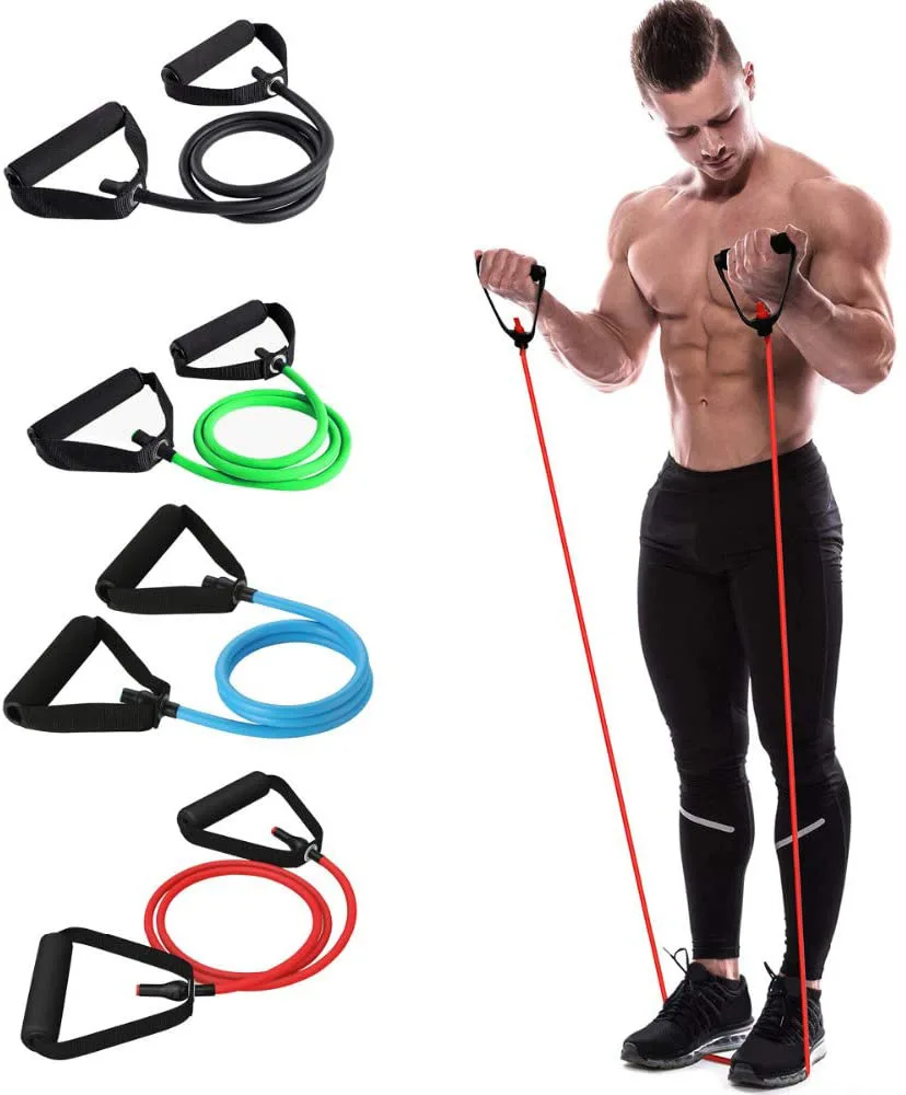 Comprar Bandas elásticas de goma para entrenamiento muscular, cuerda  expansora de pecho de resistencia física, 1 unidad