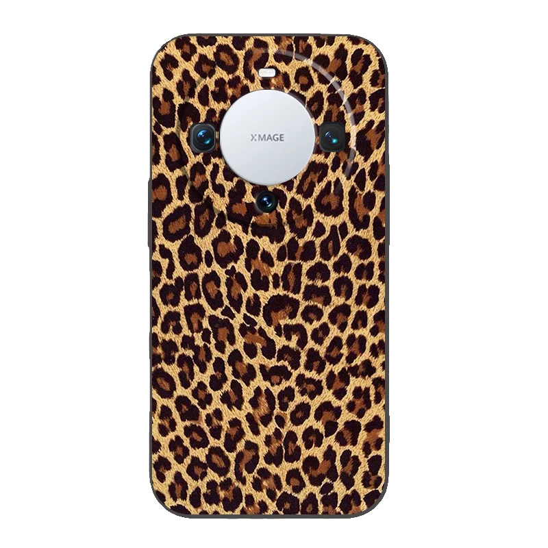 Leopard Print Silicone Phone Case Cover