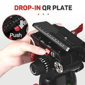 IFOOTAGE Komodo K7 Fluid Head Max Load 7kg Commercial Macro Photography offer Sm