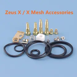 Zeus X/Zeus X Mesh All Kinds Of Accessories BF Pin Chimeey 304 Stainless Steel Brass Gold-Plated Electrodes Insulating gaskets