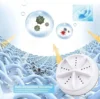 Mini Washing Machine USB Rotating Turbine Portable Washing Machine For Socks Underwear Wash Dishes For Travel Home Business Trip 4