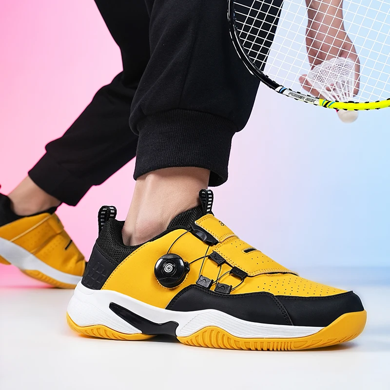 Outdoor Badminton Shoes Men Anti-slip Low-top Outdoor Sports Men's Shoes Wear-resistant Solid Color Casual Running Men