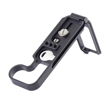 ELECT-Per accessori per fotocamera Hasselblad X2D-Maniglia con staffa a L in alluminio aeronautico nero, estensibile e supportata dall'Arca