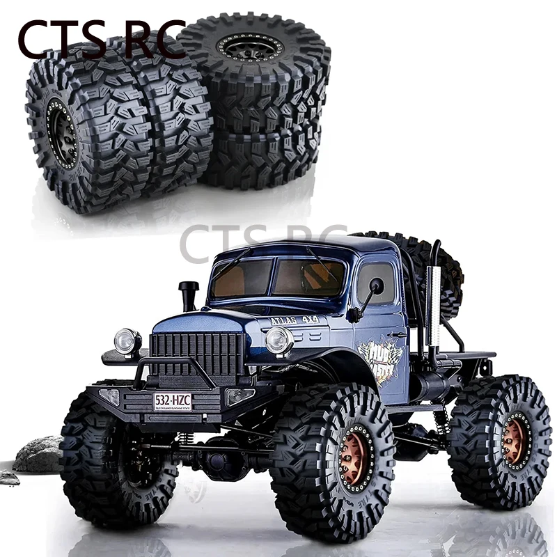 RC Car Wheels 4pcs 120mm Metal 1.9