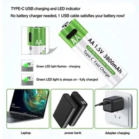2025NEW Lithium-Ion Battery Type-C Rechargeable High-Capacity Battery AA&AAA Battery For remote control, mouse, electric toys - Image 6