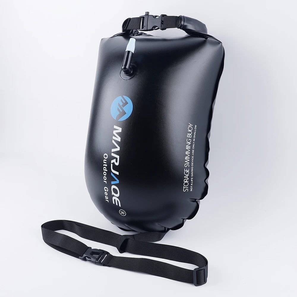 Inflatable Open PVC Single Airbag, Water Sports Safety Bag, Swimming Float, Rafting Storage, Waterproof Buoy, 20L, Hot Sale