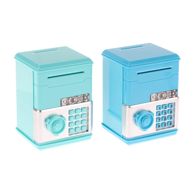 Mini ATM Money Box Coin Cash Bank with Password Kid's Birthday Toy. 2