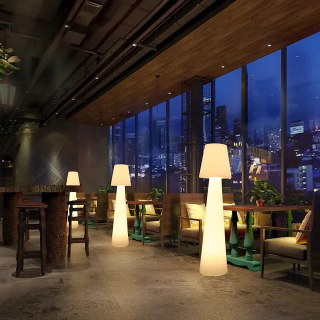 Simple Living Room RGB Remote Control Dimming Living Room Led Floor Lamps Bedroom Standing Lamp Indoor Decoration Ambient Lights