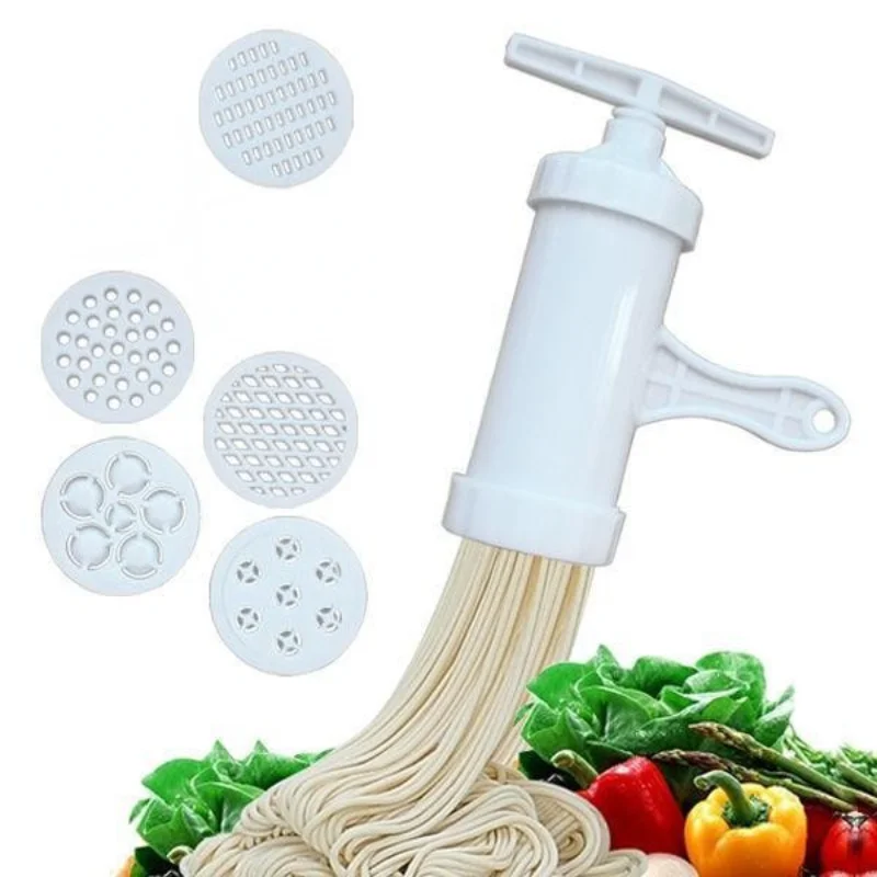 Pasta Maker Household Plastic Noodle Maker Press Machine Crank Cutter Fruit Juicer Cookware Making Spaghetti Kitchen Tool