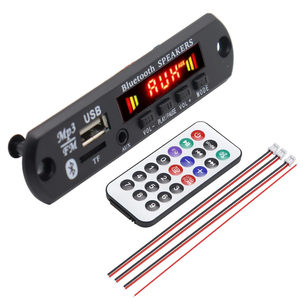 Scheda Decoder MP3 Bluetooth 5.1 - Audio Auto, USB, TF, FM, Modulo Radio Lettore Musicale