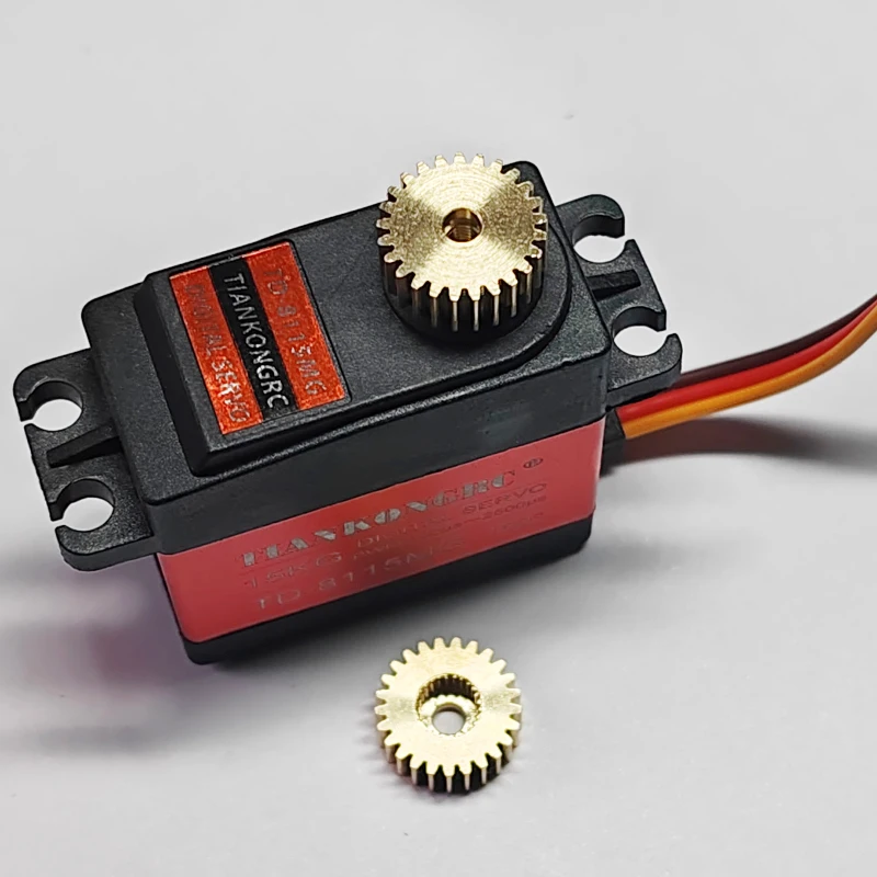 Servo Gears 25T Spline 0.5M 25 Teeth Copper Gear RC Servo Accessories Robot Arm Gear