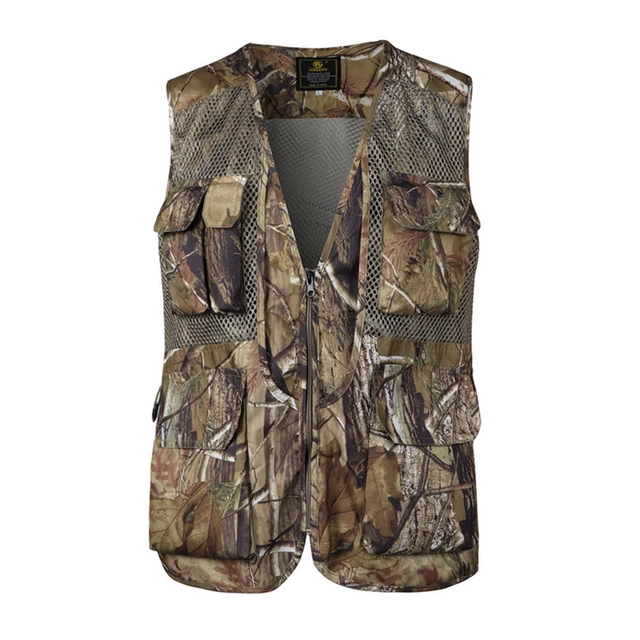 2023 Men's New Casual Multi-Pocket Vest Fishing Exercise