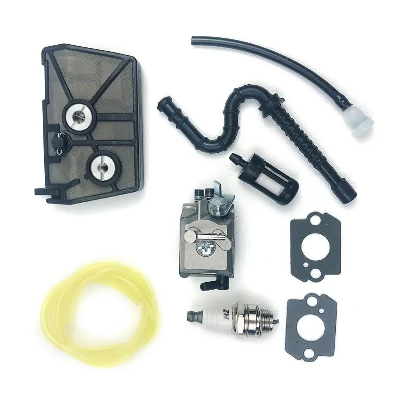 Stihl 028 028AV Chainsaw Carburetor Tillotson HU-40D Walbro WT-16B With Gaskets Air Fuel Filter Kit Parts motorcycle carburetor chainsaw filter kit