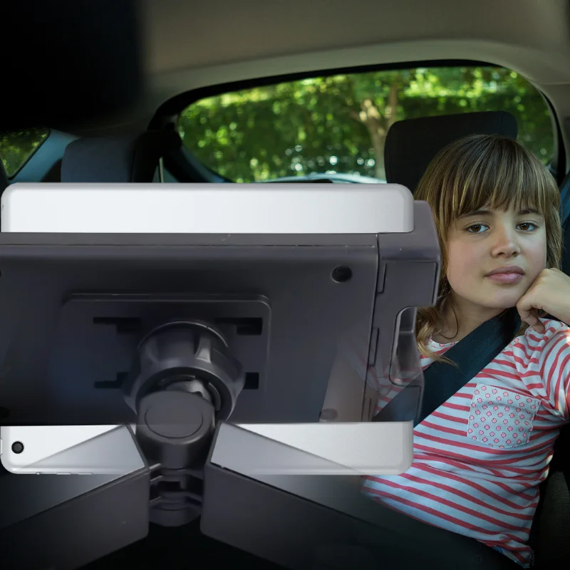 Overhead Ipad Mini Car Holder Headrest Tablet Mount 360 Rotating