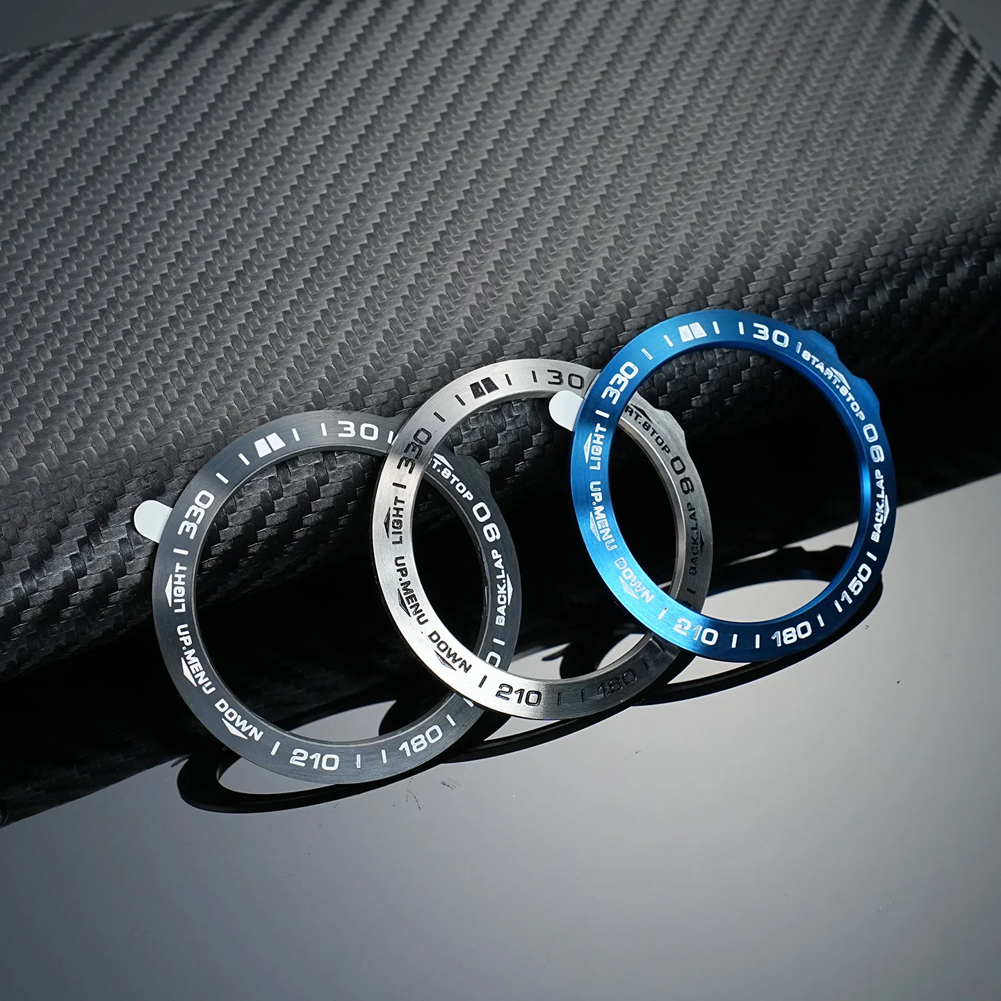 Premium Solid Stainless Steel Replacement Bezel Ring - Aftermarket Bezel Insert Accessories