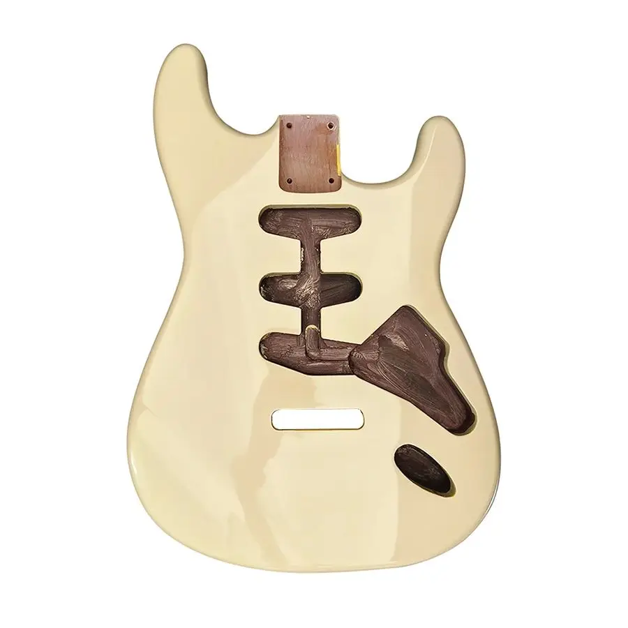 アルダーSTギターボディ、SSS光沢のあるエレキギターパーツ