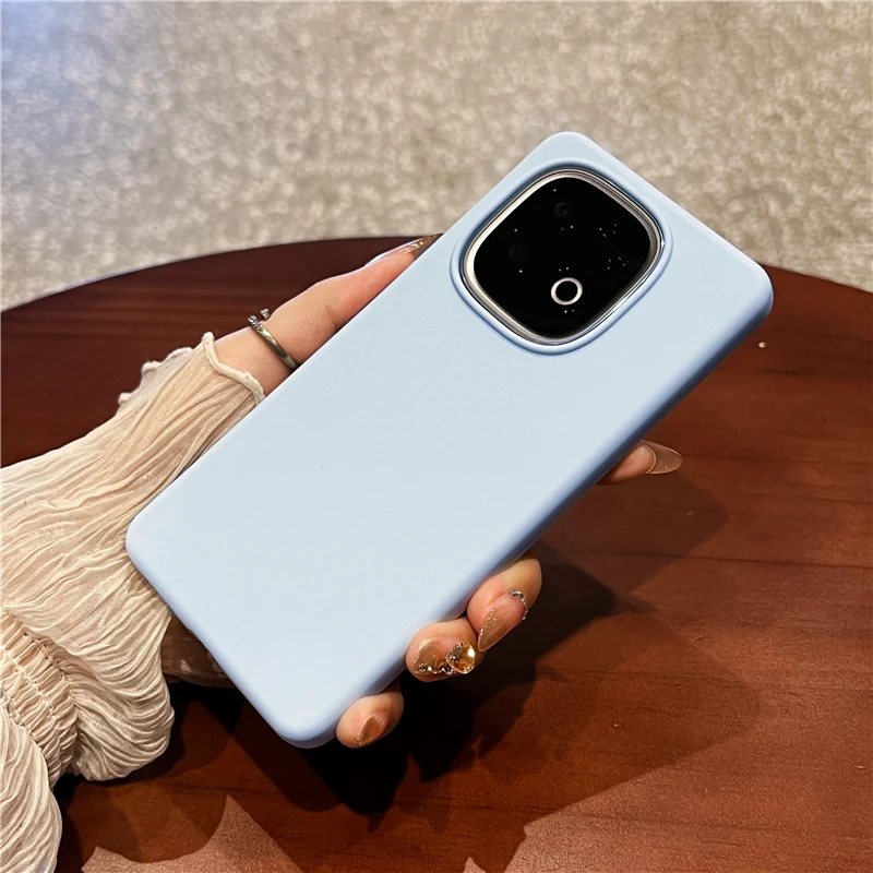 Shockproof Soft Liquid Silicone Case - Slim Skin Fleece Protection Cover with Retail Package