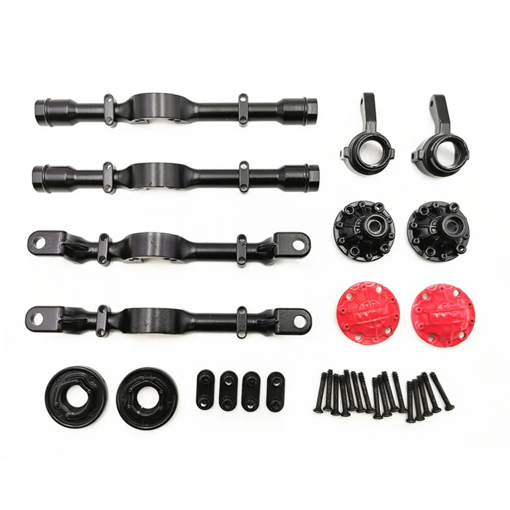 

Металлический дифференциальный передний и задний мост корпус с приводным валом комплекты для WPL 4WD B-14 Truck 1/16 обновленная деталь для радиоуправляемого автомобиля