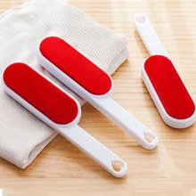 1pcs Anti-Static Comb Double-sides Brush Cat Sofa Hairbrush Pet Cleaning Tool Wool Lint Dust Sticky Remove Hair Cleaning Brush