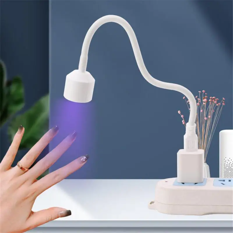 미니 젤 네일용 USB UV LED 조명, 조절 가능한 접이식 네일 램프, 편리한 빠른 건조 네일 아트 건조기, 매니큐어 도구