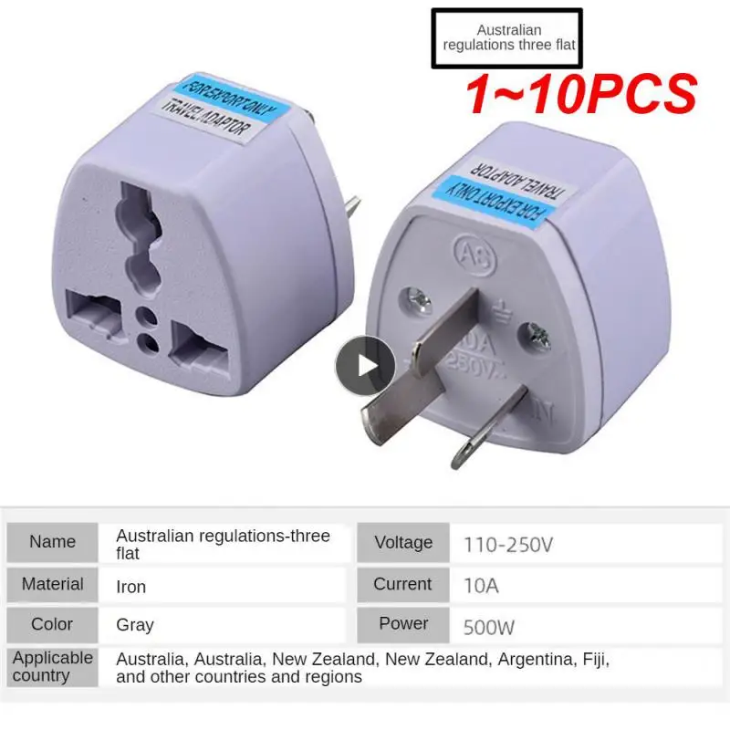 

1~10PCS Charger Preservative Multiple Styles Portable Multi Plug Universal Socket Accessories Adapter Excellent Material