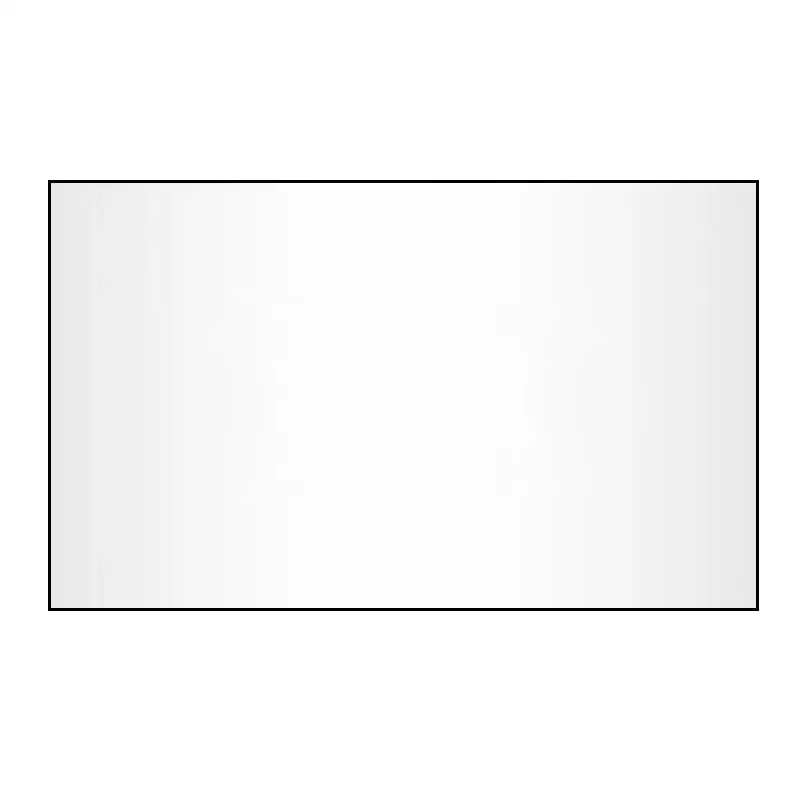 Wupro 100-200 inch Projector Screen Alr Long Throw 4k UHD Enhanced Gain Soft PVC Fixed Frame Projector Screen