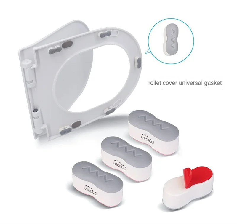 Description Picture 2 of itemSamodra Bidet BumperFor Bidet Attachment Bidet Toilet Seat Bumper For Bidet Attachment With Strong Adhesive White 4PACK