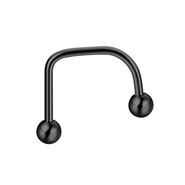 Set Piercing Labbra Medusa 16G In Acciaio Inox | 33 Pezzi Con Ciondoli | Per Monroe, Labret, Naso - Foto 11