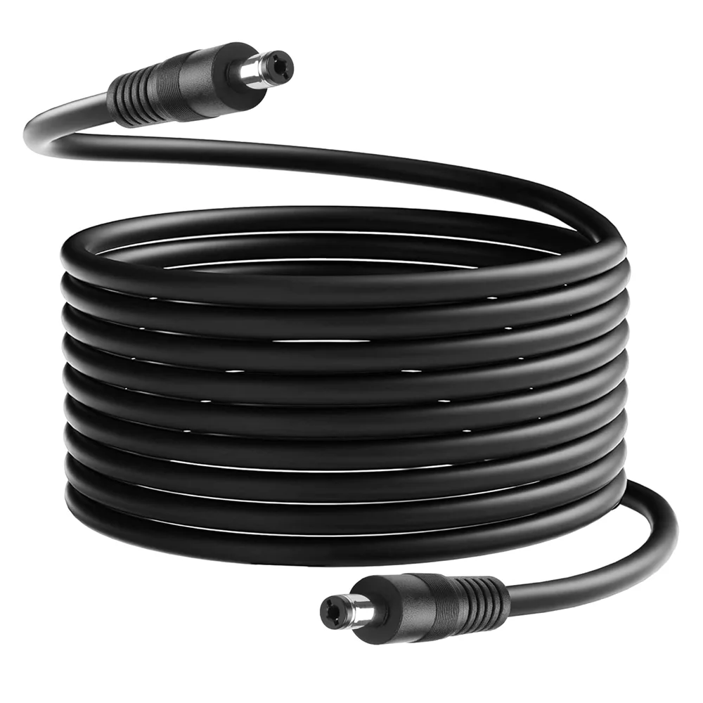 12V DC 연장 코드 케이블 1M/3M/5M/10M/20M 5.5x2.1mm 남성-남성 ..