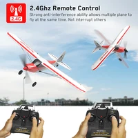Sport Cub 500 RC Plane 2.4G 4 CH One-Key Aerobatic RC Airplane EPP Foam RC Glider Aircraft RTF 761-4 Fighter Boys Toys Gifts 2