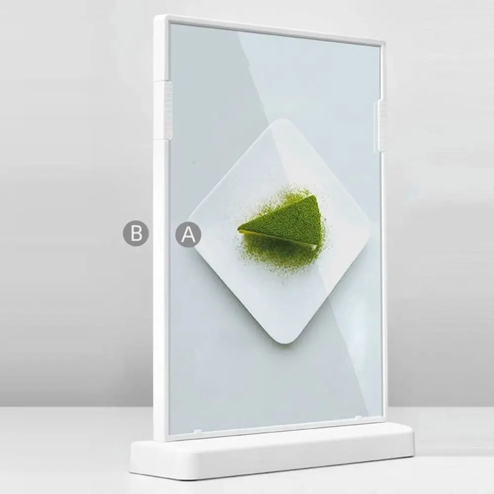 Transparent Acrylic Panel Menu Display Stand A4 A5 A6 Table Card Sign Collection Photo Protection Holder Album Postcard Souvenir