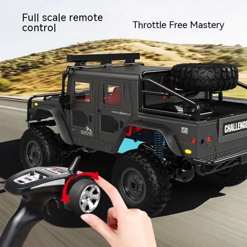 1:12 Simulation Four-wheel Drive Alloy Hummer Jeep 2.4g Off-road Rc Model Children's Toy Remote Control Car Holiday Gift 4