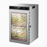 16 Layer Stainless Steel Food Dehydrator with Double Fans Touch Screen Dried Fruit Machine for Household And Commercial Use 1