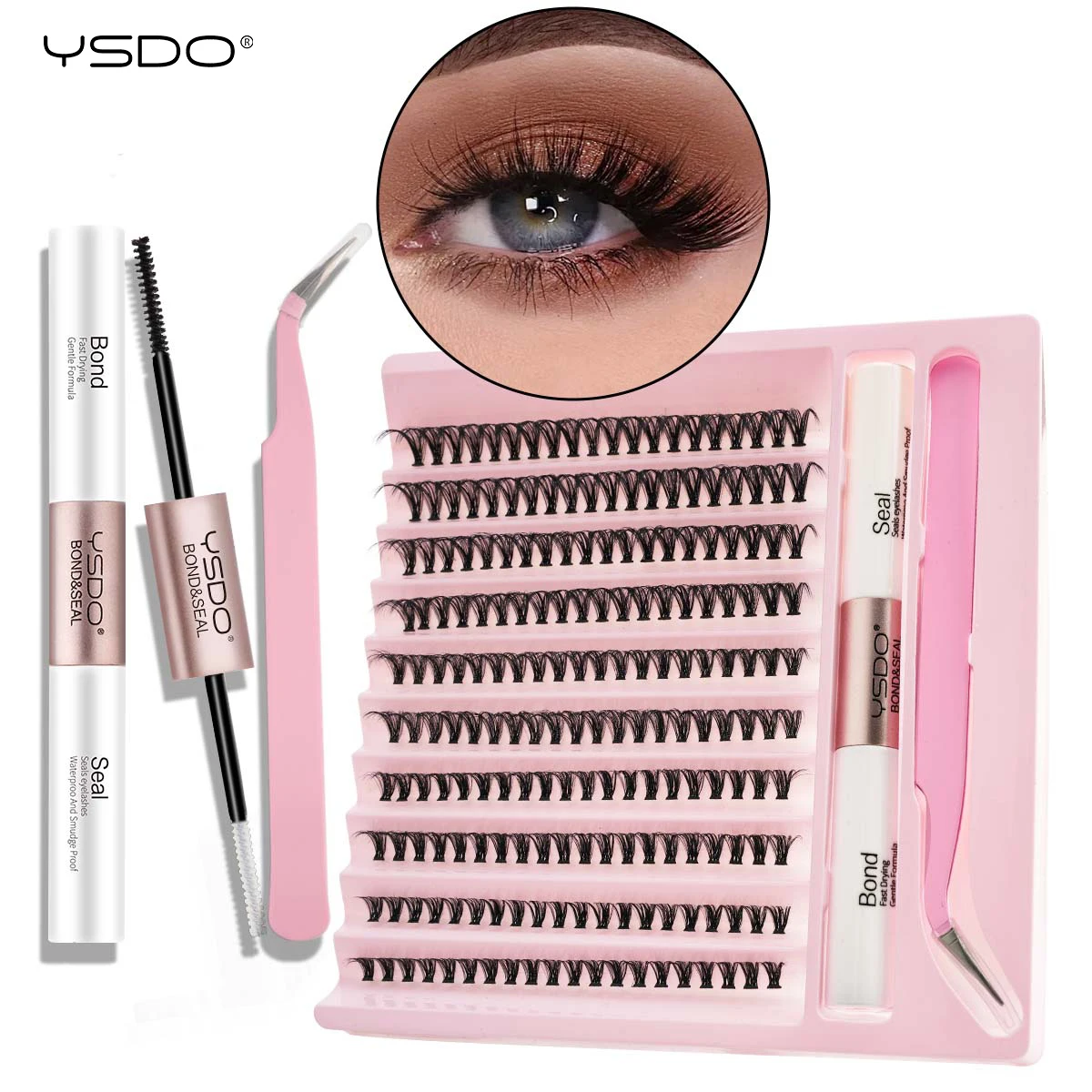 Individual Lash Extension Kit Black 120 200 Pcs