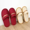 Adult Unisex Coral Fleece Slippers Winter Warm Home Slippers All-inclusive Slippers Solid Slippers Hotel Slippers Soft Non-slip 6
