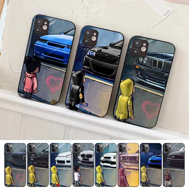 Чехол для телефона Boy See Sports Car Jdm Drift iPhone 11 12 13 mini pro XS MAX 8 7 6 6S Plus X 5S SE 2020 XR | Мобильные