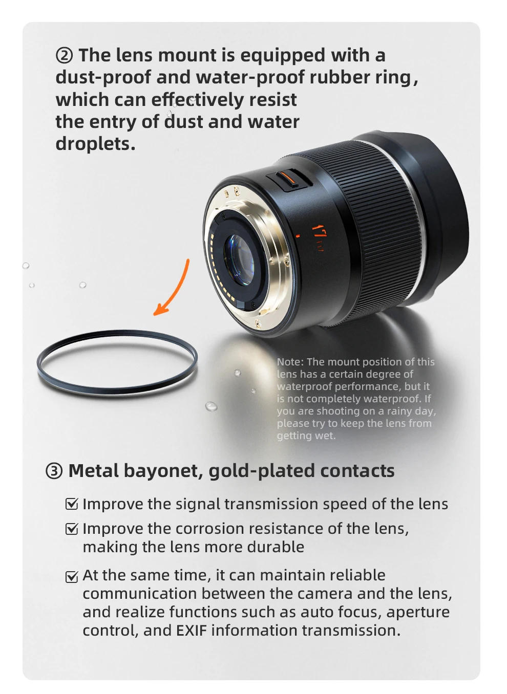 Yongnuo YN17mm F1.7M M 4/3 Mount Wide-Angle Auto Focus Standard Prime Lens Mirro