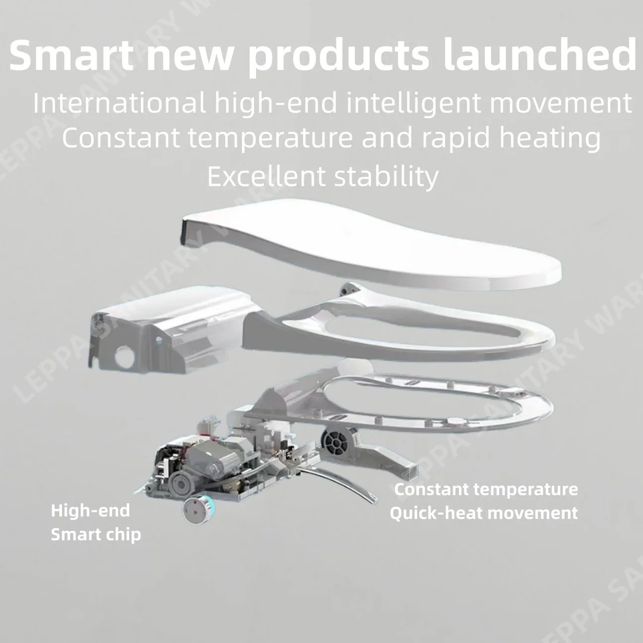 New Wall Hung Smart Toilet Intelligent Seat Heated Automatic Wall Mounted Smart Toilets Seat Electric Cover