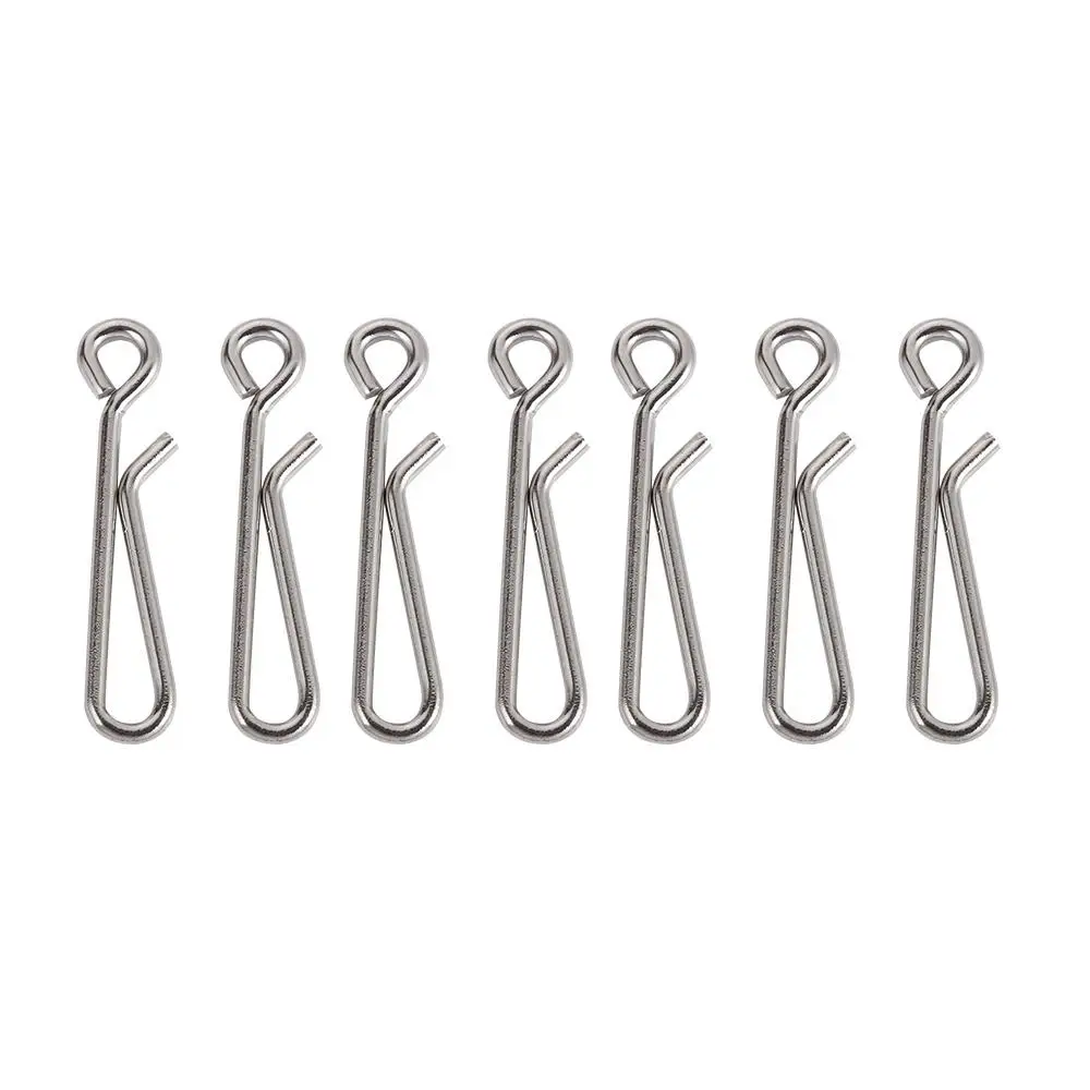 Stainless Metal Fishing Accessories Quick Hanging Barrel Swivels Tackle Tool Connector Connecting Snap Swivel