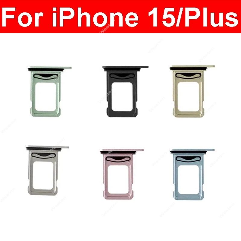 

Держатель лотка для SIM-карты для iPhone 15 Plus 15 plus слот для чтения SIM-карт запасные части для ремонта