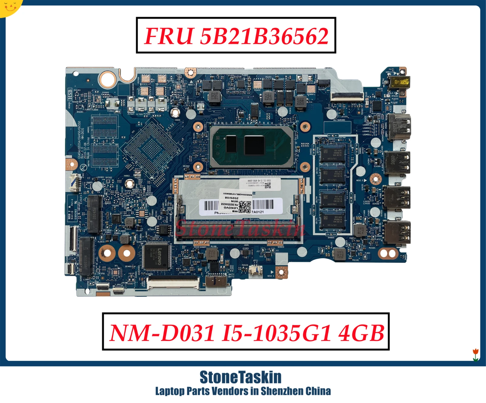 5B21B36562 I5-1035G1