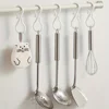 3pcs S-Shaped Hook Soft Buckle Design Portable Multi-purpose Easy Twist Hanging Hook Kitchen Bathroom Bag Clothes Hanging Rack 1