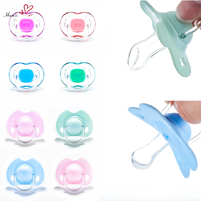 BabyPacifierSoftSiliconePacifierSootherNewbornBoysGirlsSleep