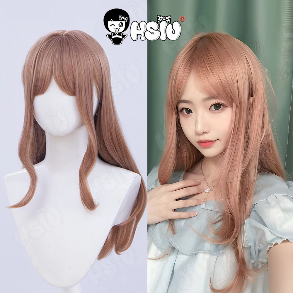 

Nagasaki Soyo Cosplay Wig Anime BanG Dream Cosplay Wig MyGO Cosplay Wig HSIU 70Cm milk brown long hair Synthetic Wig+Wig cap