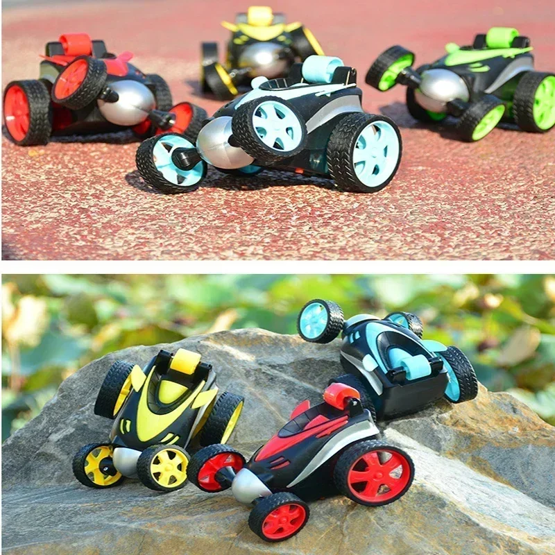 Stunt RC Car Electric Universal Rolling Toy Drift Tumbling Dump Truck Wireless Remote Control Toys Off-road Racing Car Toy 4