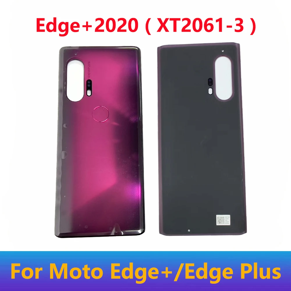 

Original For Motorola Moto Edge Plus Edge+2020 XT2061-3 Back Battery Door Housing Rear Cover Back Battery Case Repair Parts