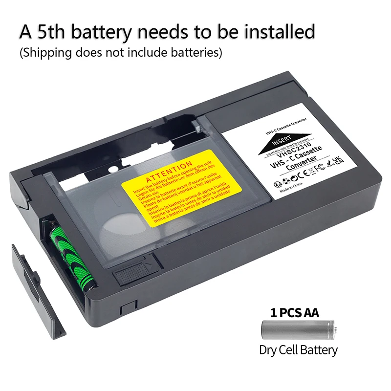 AdaptadordeCassettemotorizadoparavideocmarasVHSCSVHSnoapto